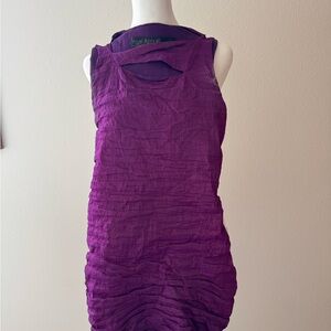 Yigal Azrouel Rich Purple Mini Dress